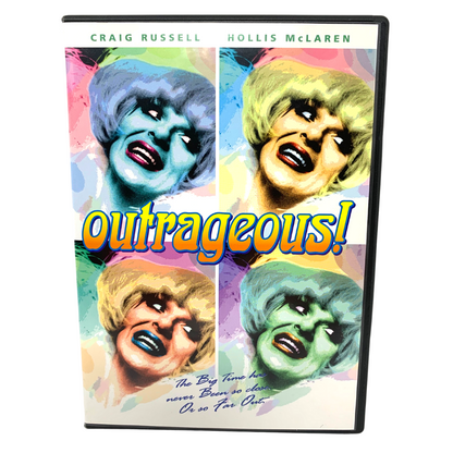 Outrageous! (DVD) RARE OOP Gay Interest LGBTQ Comedy Good Condition!!!