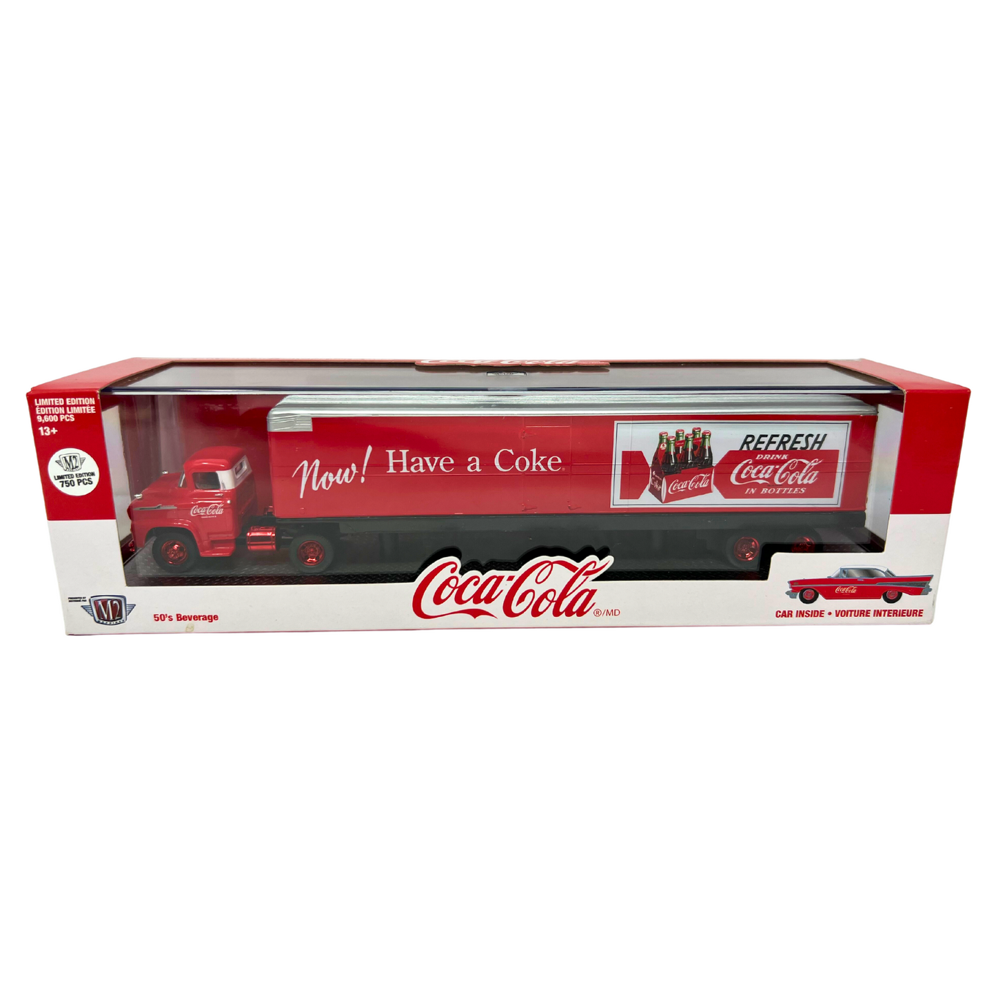 M2 Machines Coca-Cola Spartan LCF & 1957 Chevy Bel Air CHASE 1:64 Diecast