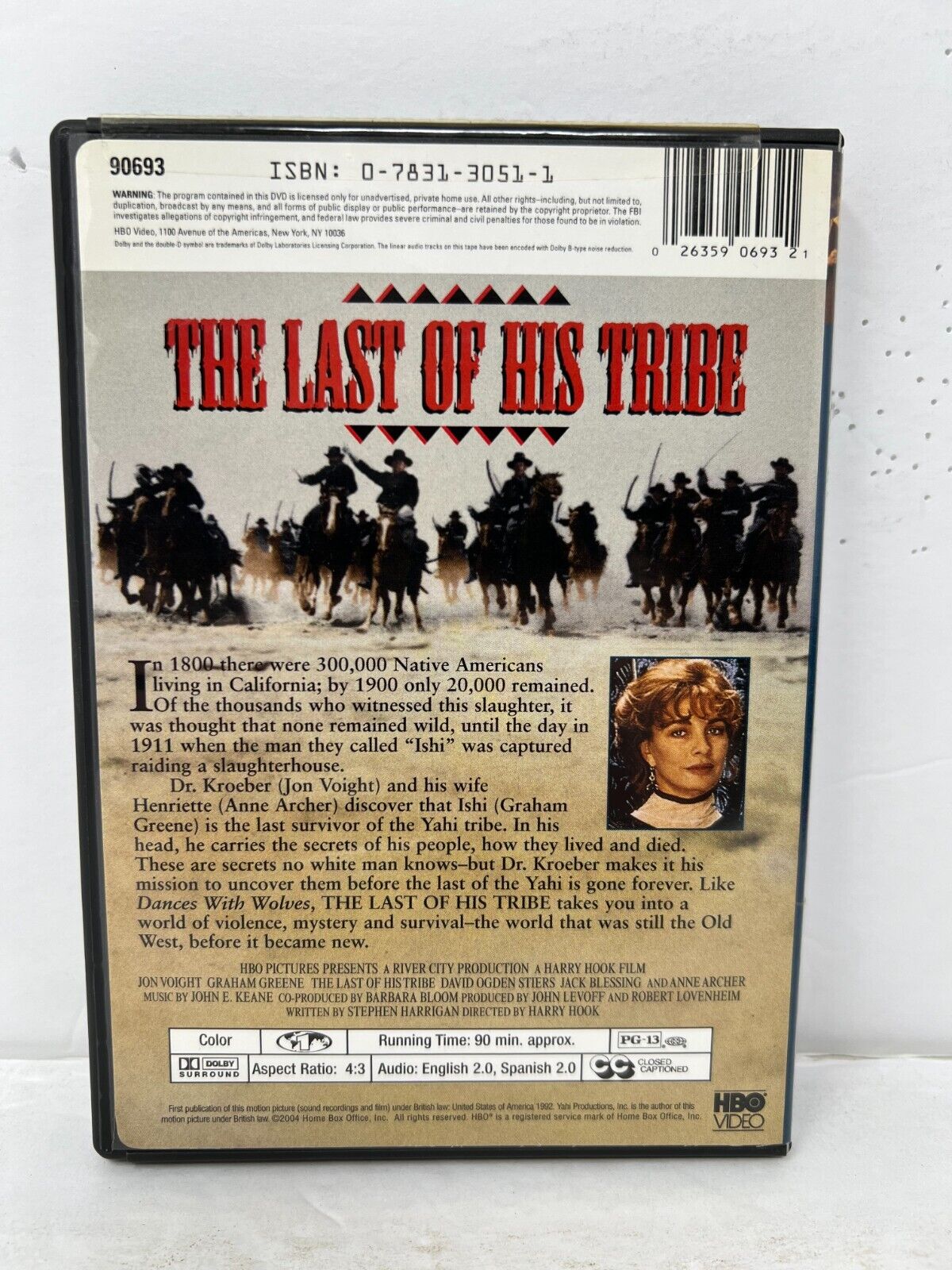 The Last of His Tribe (DVD) Western Good Condition!!!