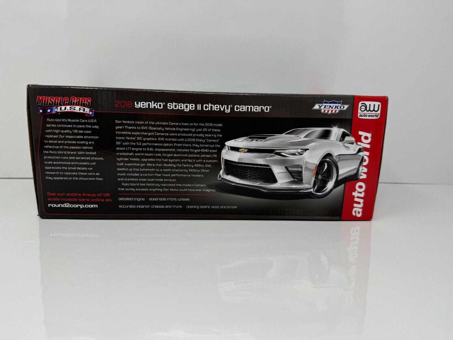 Autoworld 2018 Chevy Camaro Yenko Stage II Limited Edition 1:18 Diecast 1 / 702