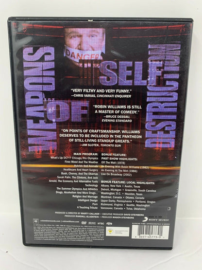 Robin Williams Weapons of Self Destruction (DVD) Stand-up Comedy