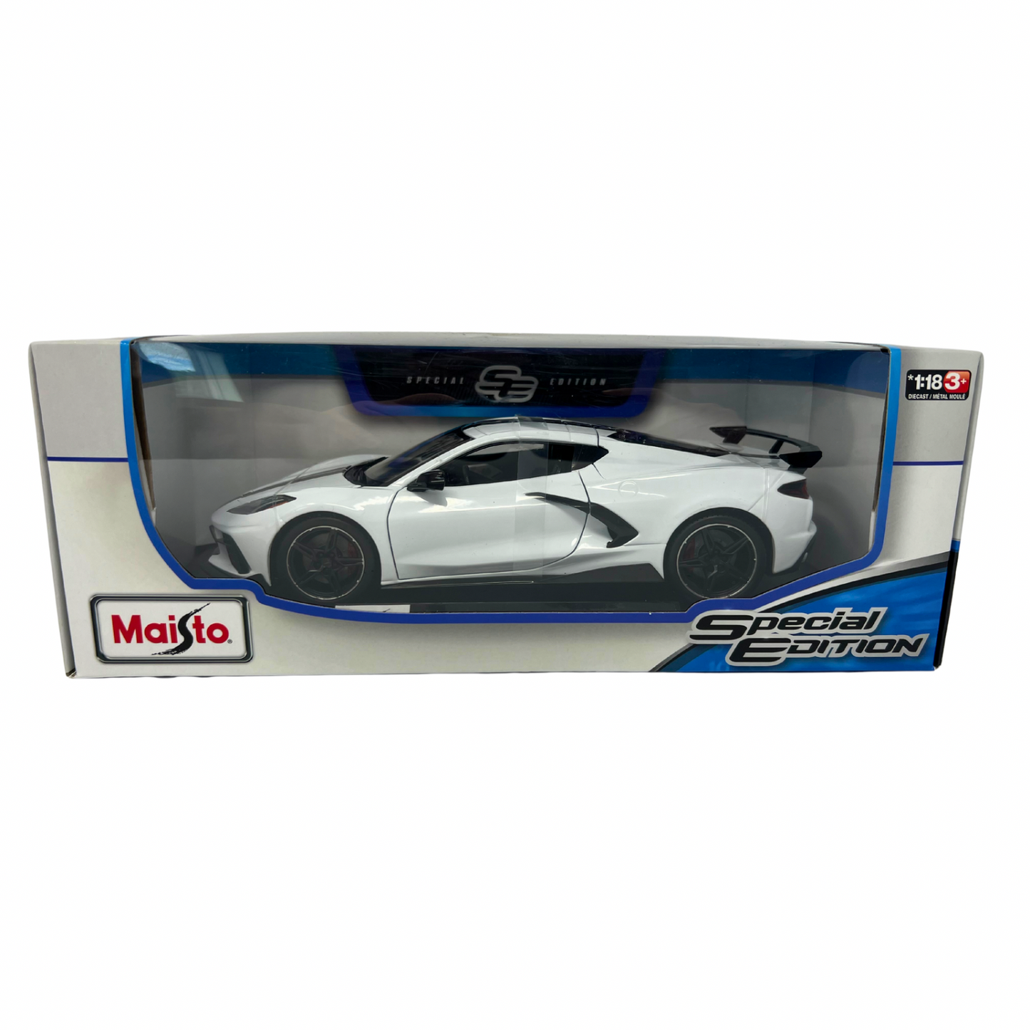 Maisto 2020 Chevrolet Corvette Stingray Coupe Special Edition 1:18 Diecast White