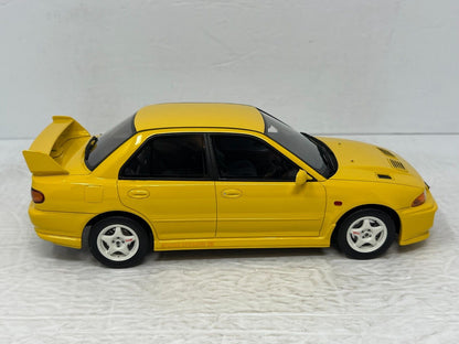 Otto Mobile 1995 Mitsubishi Lancer Evo III Yellow 1:18 Resin Model