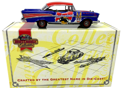 Matchbox 1957 Chevrolet Bel Air Budweiser Boxing 1:43 Diecast