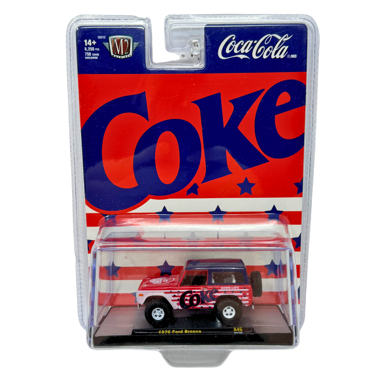 M2 Machines Coca-Cola 1976 Ford Bronco 1:64 Diecast