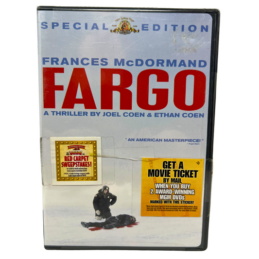 Fargo (DVD) Crime New and Sealed!!!