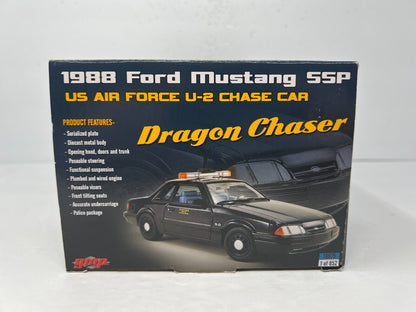 GMP 1988 Ford Mustang 5.0 SSP US Air Force U-Dragon Chaser Blue 1:18 Diecast