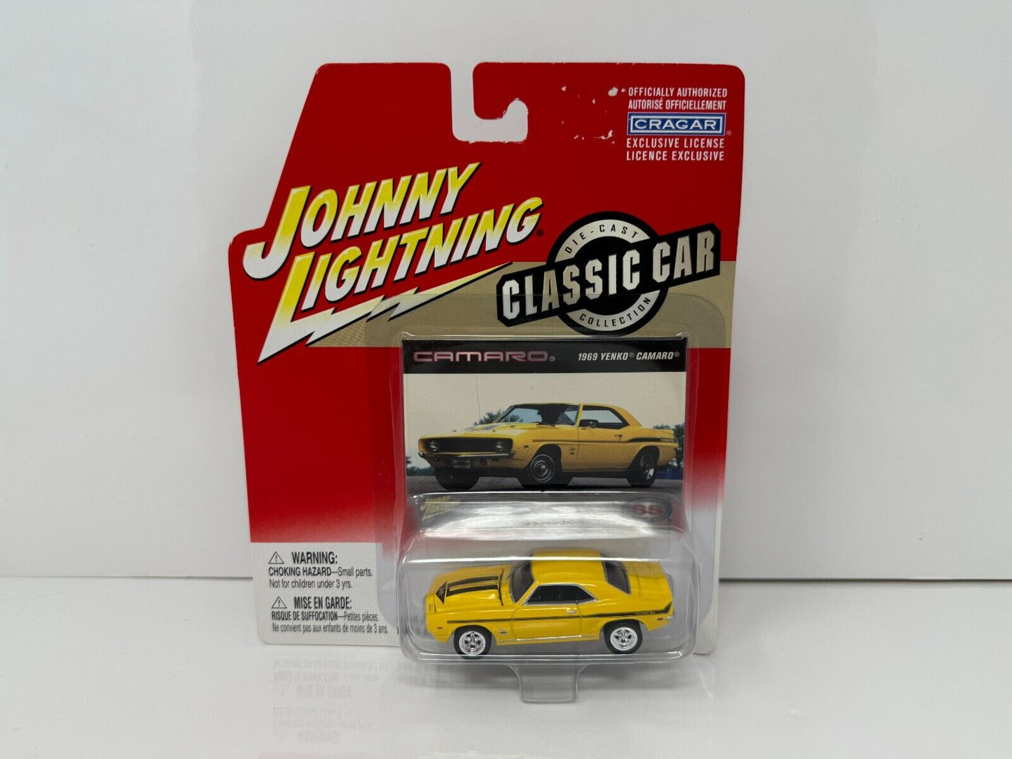 Johnny Lightning Classic Car 1969 Chevrolet Yenko Camaro 1:64 Diecast