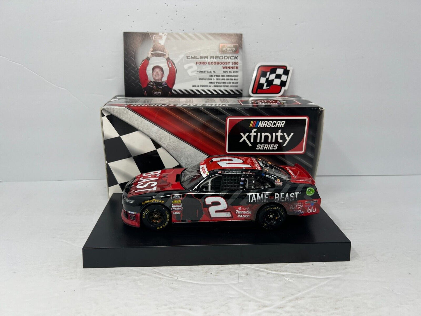 Lionel Racing Nascar #2 Tyler Reddick Tame the Beast Win 2019 Camaro 124 Diecast Autography
