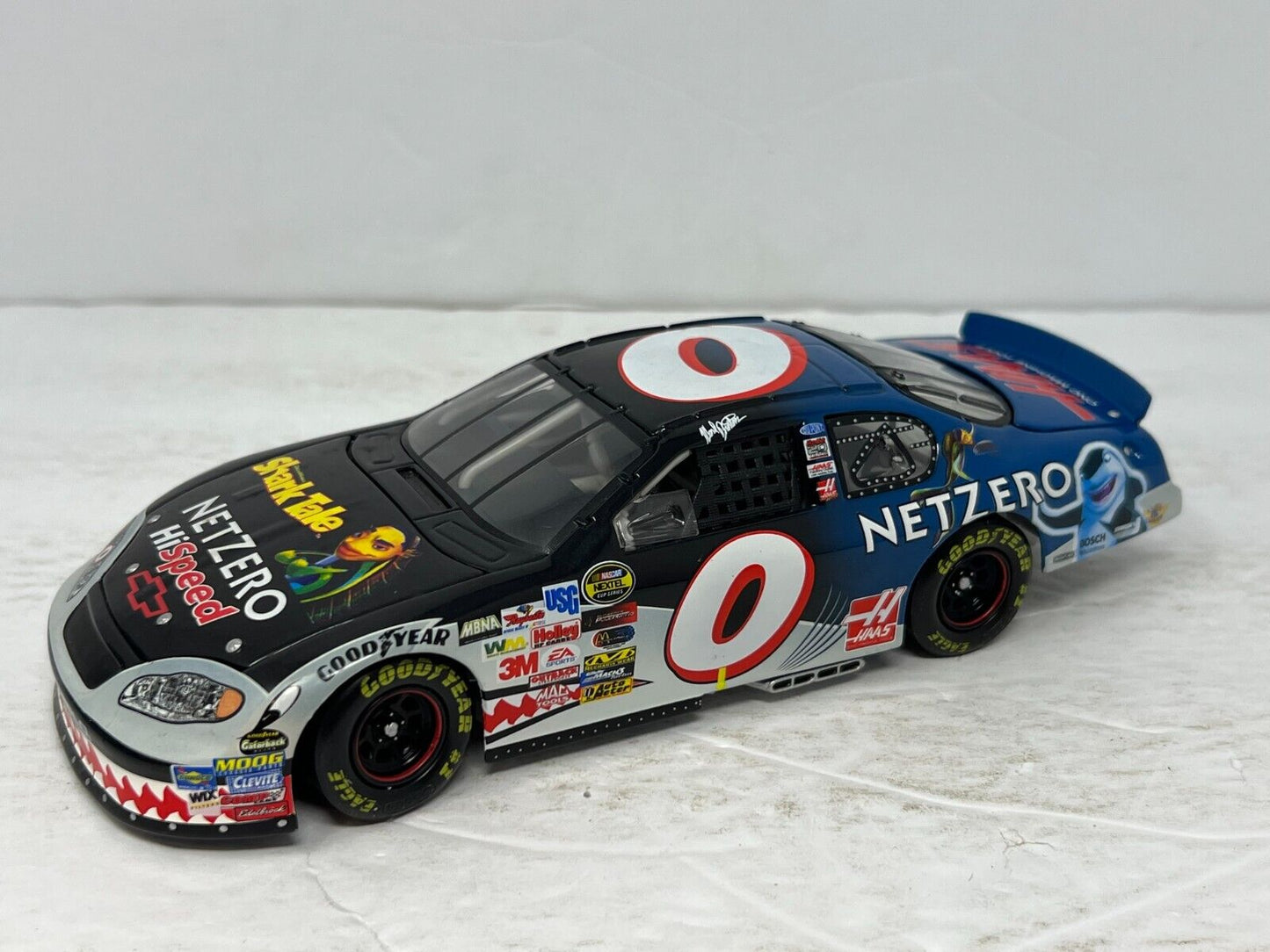 Action Nascar #0 Ward Burton NetZero Shark Tale 2004 Monte Carlo 1:24 Diecast