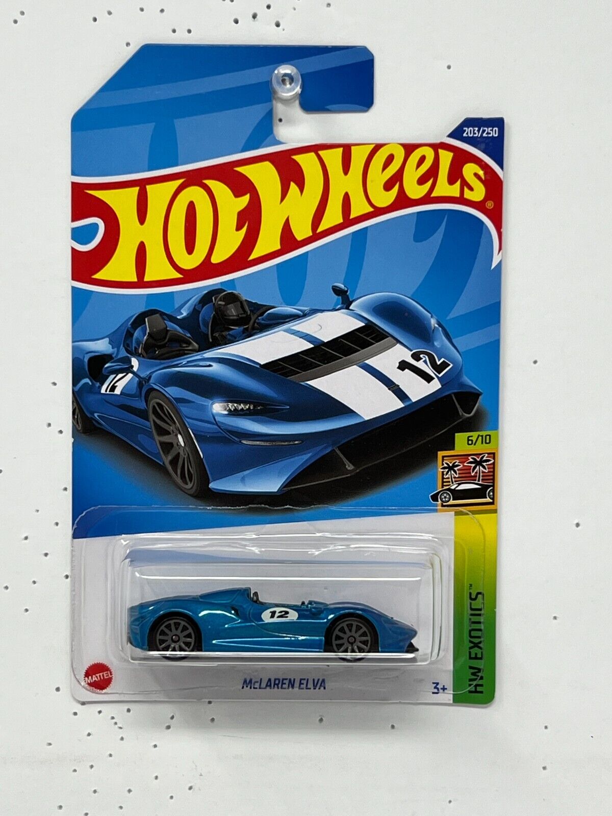 Hot Wheels HW Exotics McLaren Elva Blue 1:64 Diecast