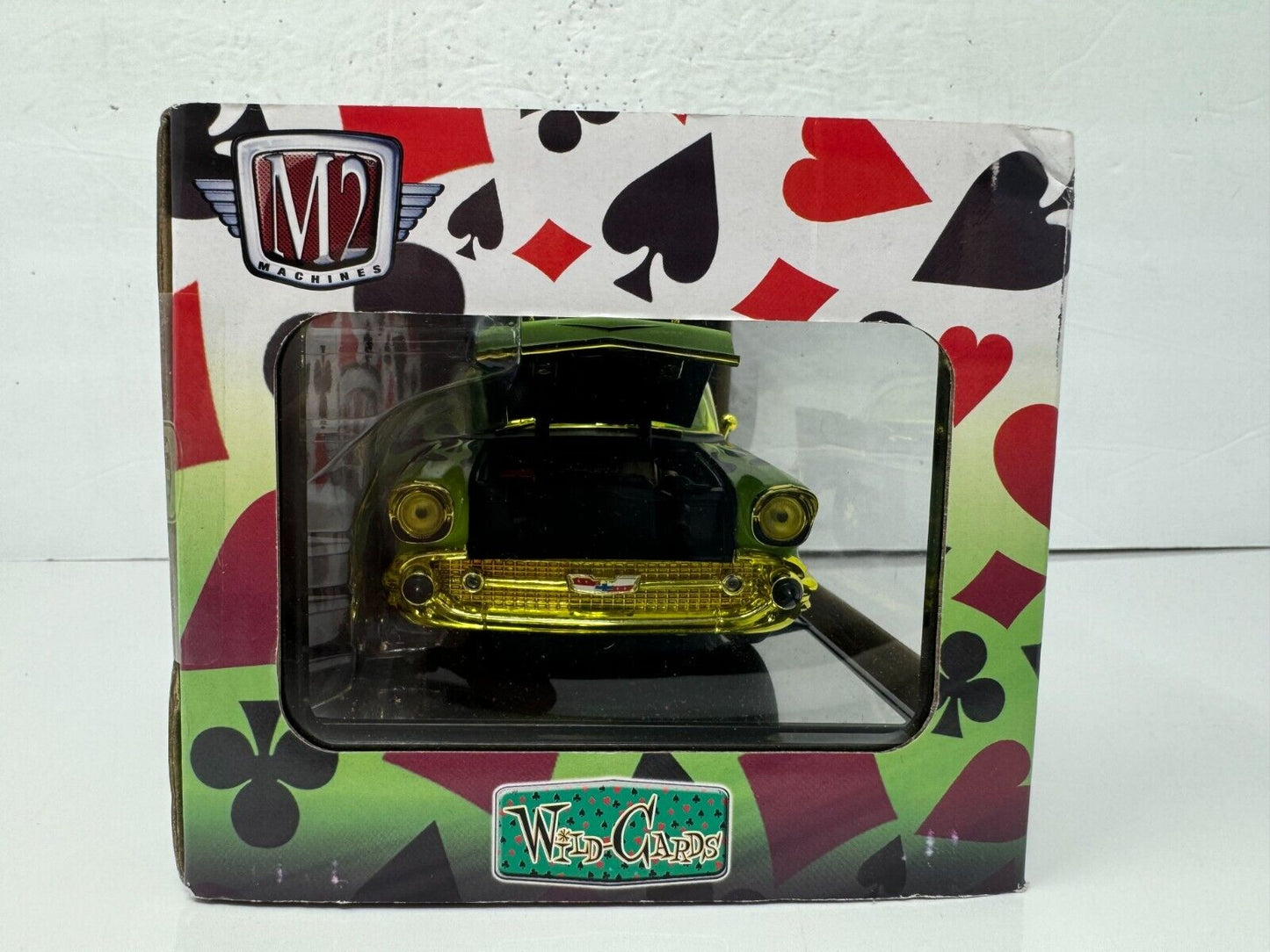 M2 Machines Wild-Cards 1957 Chevrolet Bel Air CHASE 1:24 Diecast 1 of 500