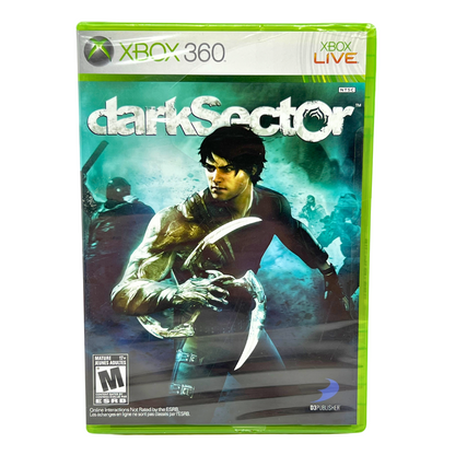 Xbox 360 Dark Sector Video Game New and Sealed!! Has Torn Missing Shinkwrap