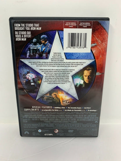 Captain America The First Avenger (DVD) Marvel Good Condition!