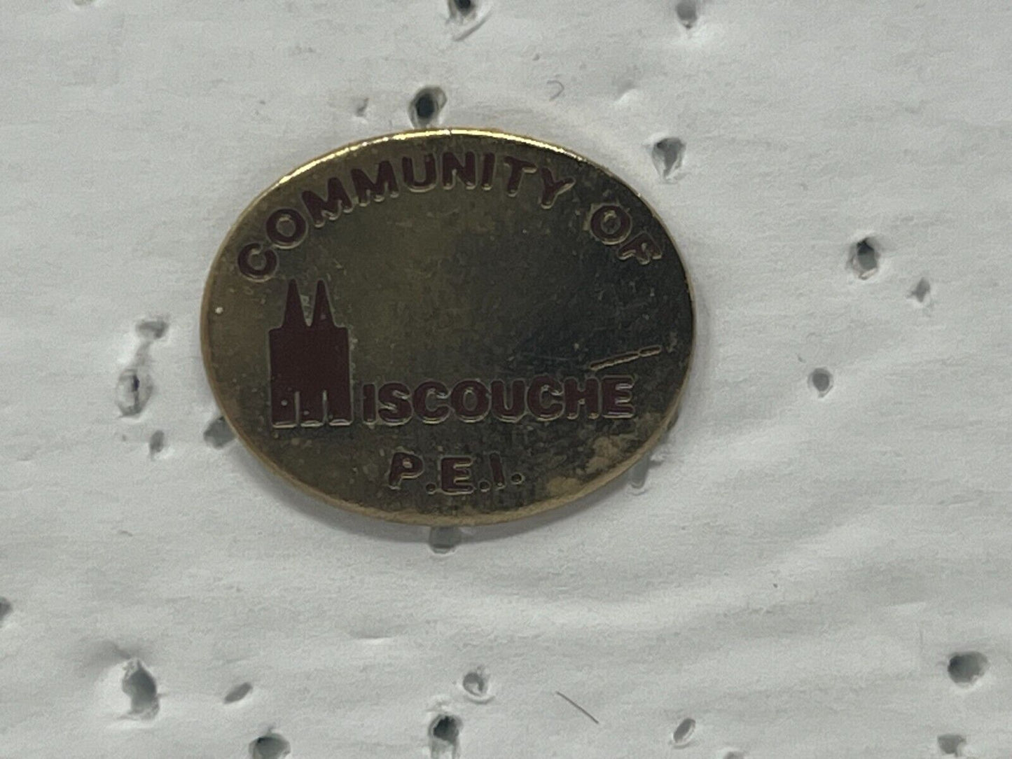 Miscouche Prince Edward Island PEI Souvenir Cities & States Lapel Pin SP4