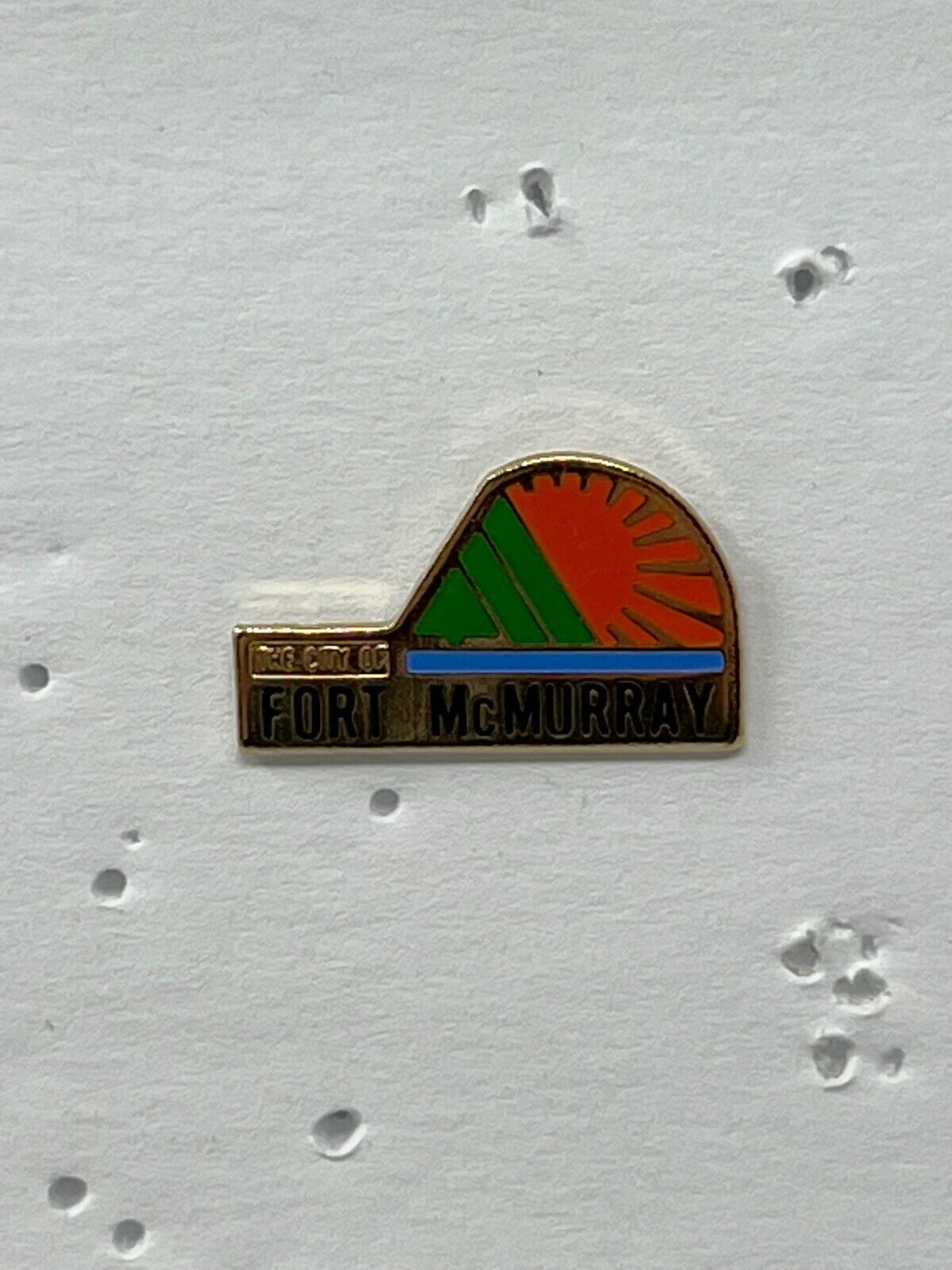 The City of Fort McMurray Alberta Cities & States Lapel Pin