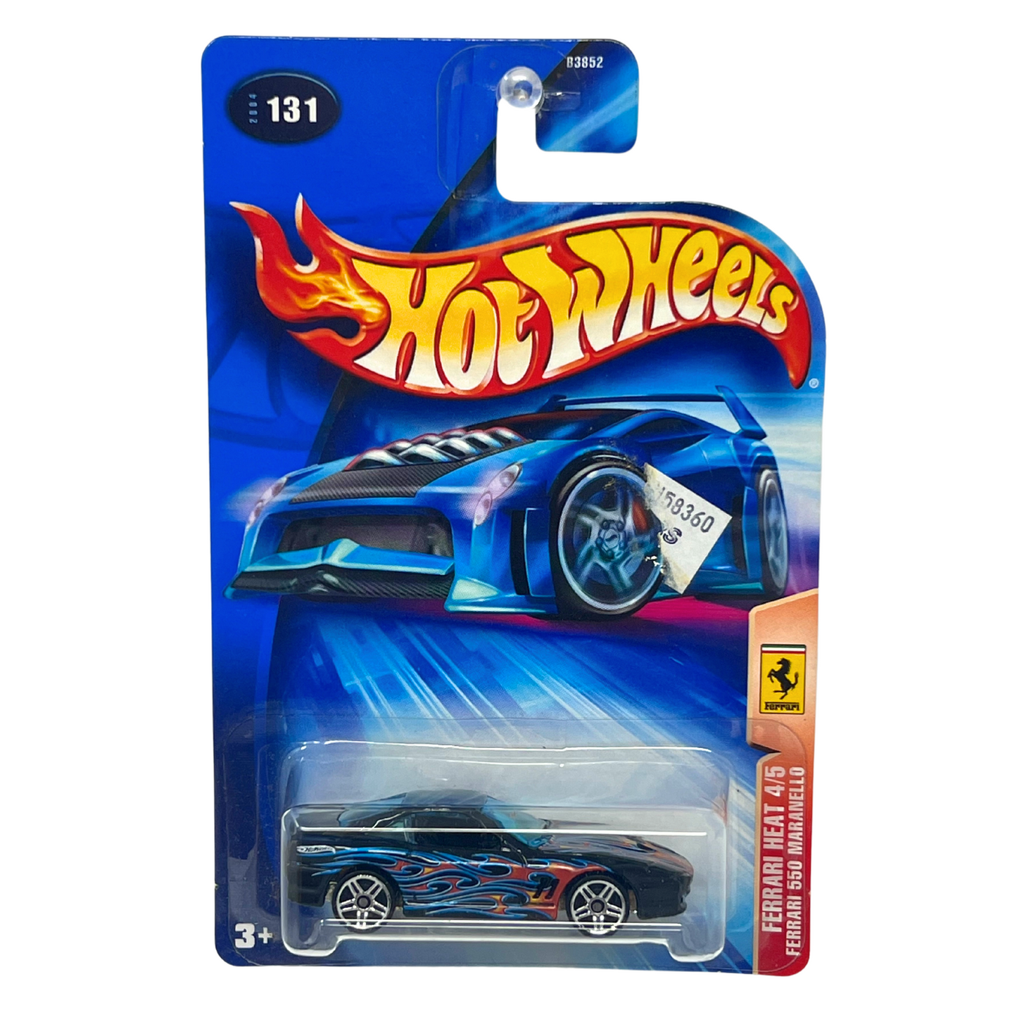 Hot Wheels Ferrari Heat Ferrari 550 Maranello Blue 1:64 Diecast