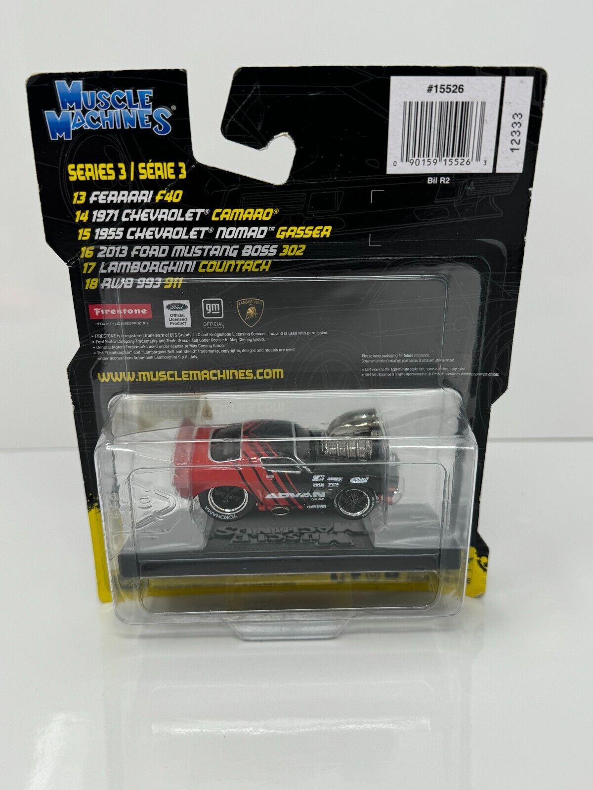 Maisto Muscle Machines 1971 Chevrolet Camaro 1:64 Diecast