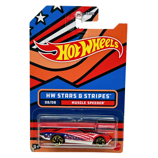 Hot Wheels HW Stars & Stripes Muscle Speeder 1:64 Diecast V4