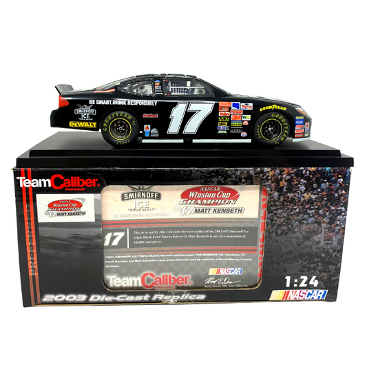 Team Caliber Nascar #17 Matt Kenseth Smirnoff 2003 Ford Taurus 1:24 Diecast