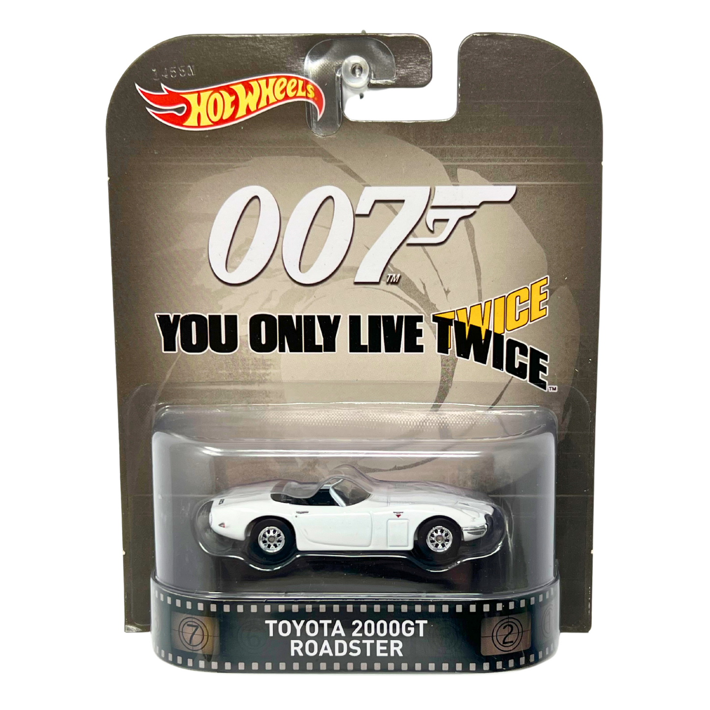 Hot Wheels Retro Entertainment 007 Toyota 2000GT Roadster 1:64 Diecast