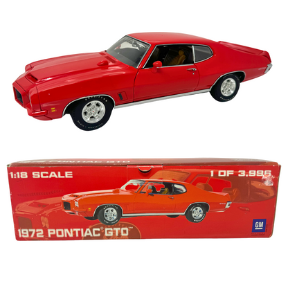 GMP 1972 Pontiac GTO General Motors 1:18 Diecast Limited Edition 1 of 3996