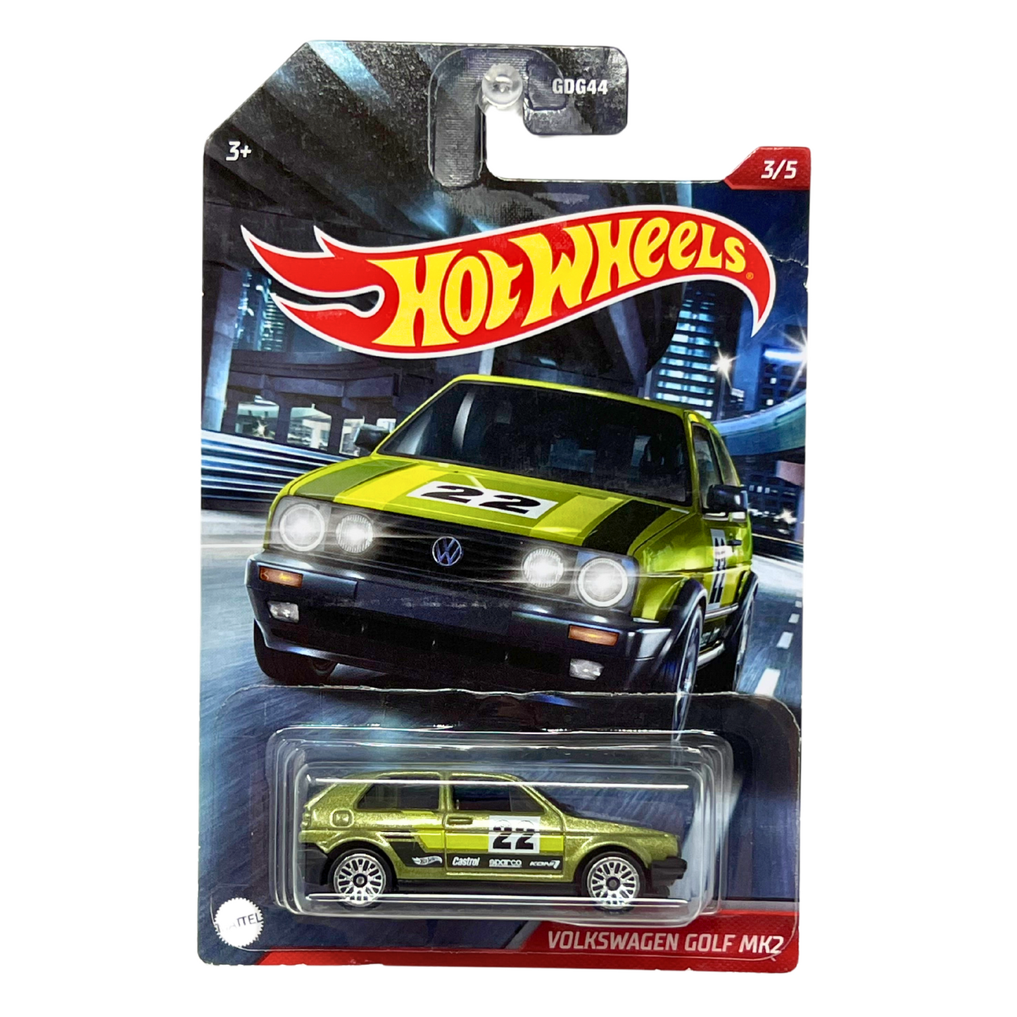 Hot Wheels Street Racers Volkswagen Golf MK2 1:64 Diecast V3