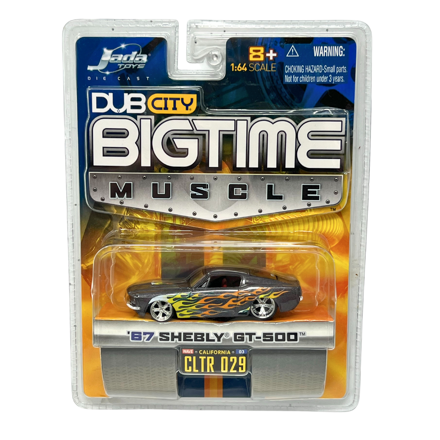 Jada Dub City Bigtime Muscle 1967 Shelby GT-500 1:64 Diecast Gray