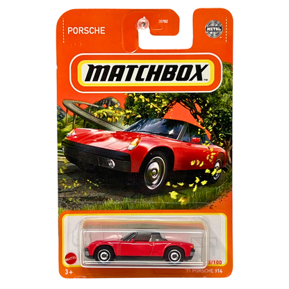 Matchbox 1971 Porsche 914 Red 1:64 Diecast Version 2