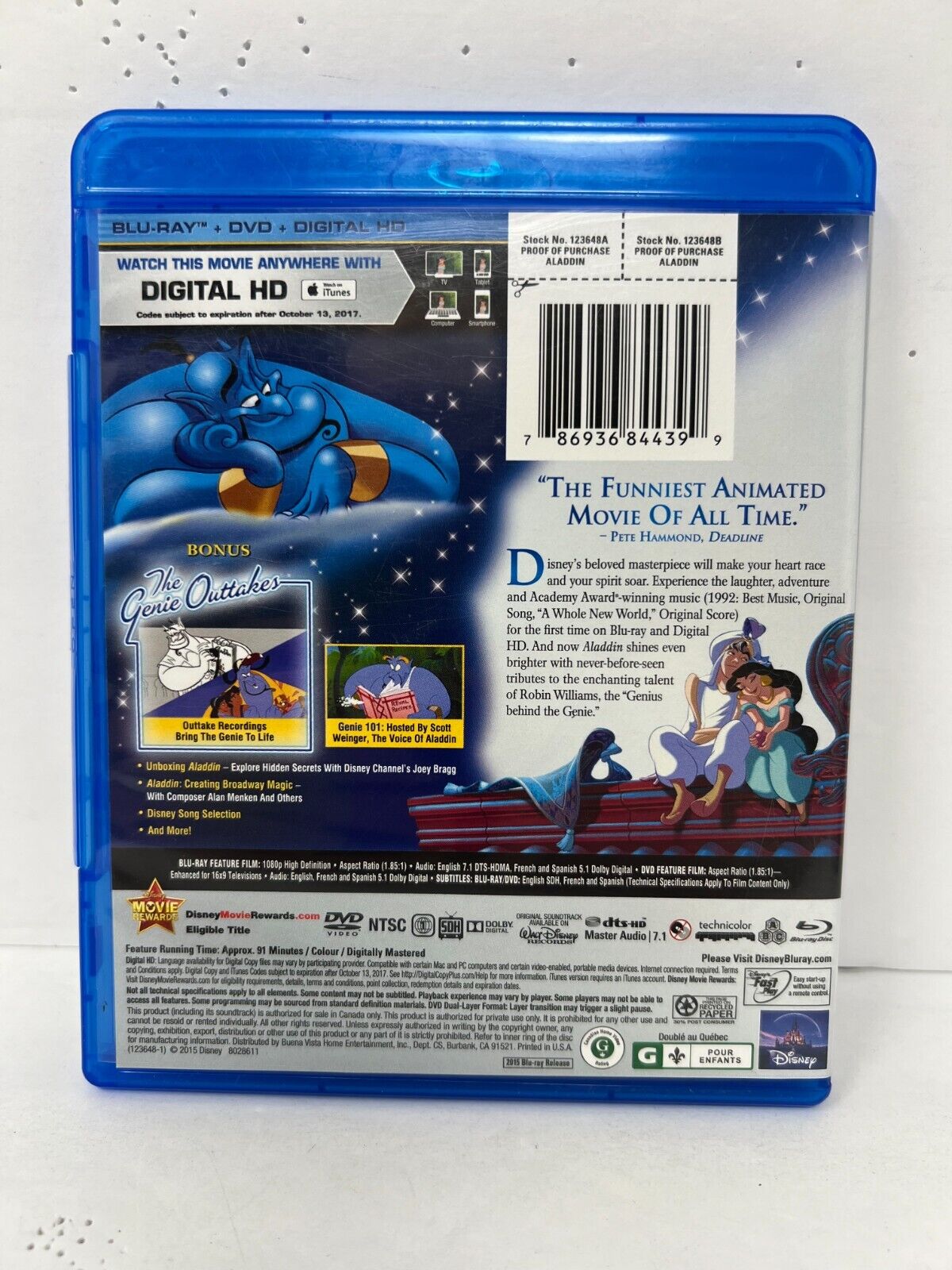 Aladdin (Blu-ray) Disney Classic