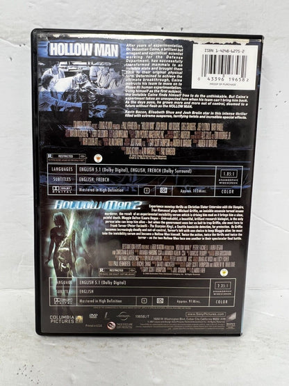 Hollow Man / Hollow Man II (DVD) Sci-Fi Good Condition!!!