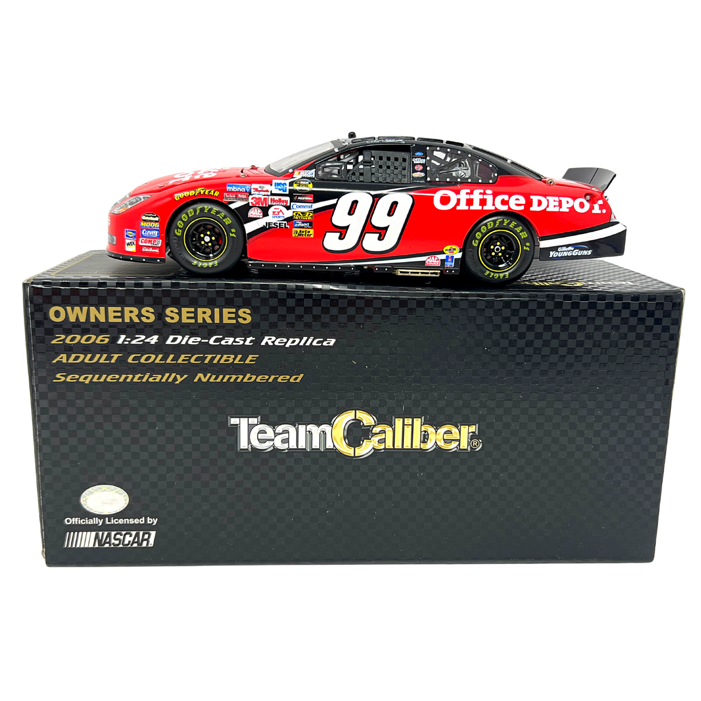 Team Caliber Nascar #99 Carl Edwards Office Depot 2006 Ford Fusion 1:24 Diecast