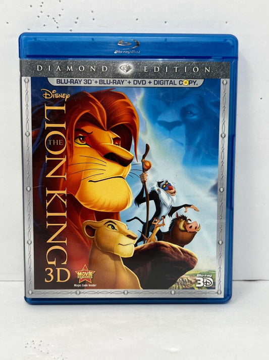 The Lion King 3D (Blu-ray 3D) Disney Classic Good Condition!!!