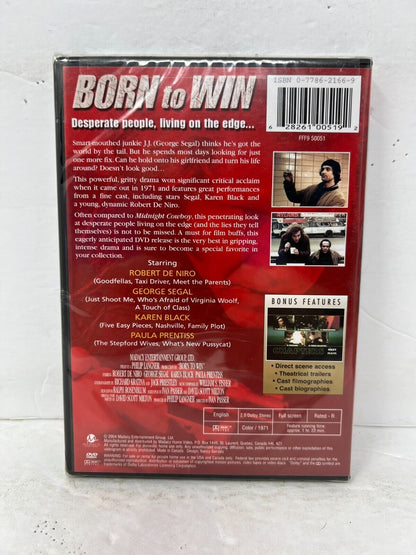 Born to Win (DVD) Crime Brand New and Sealed!!!