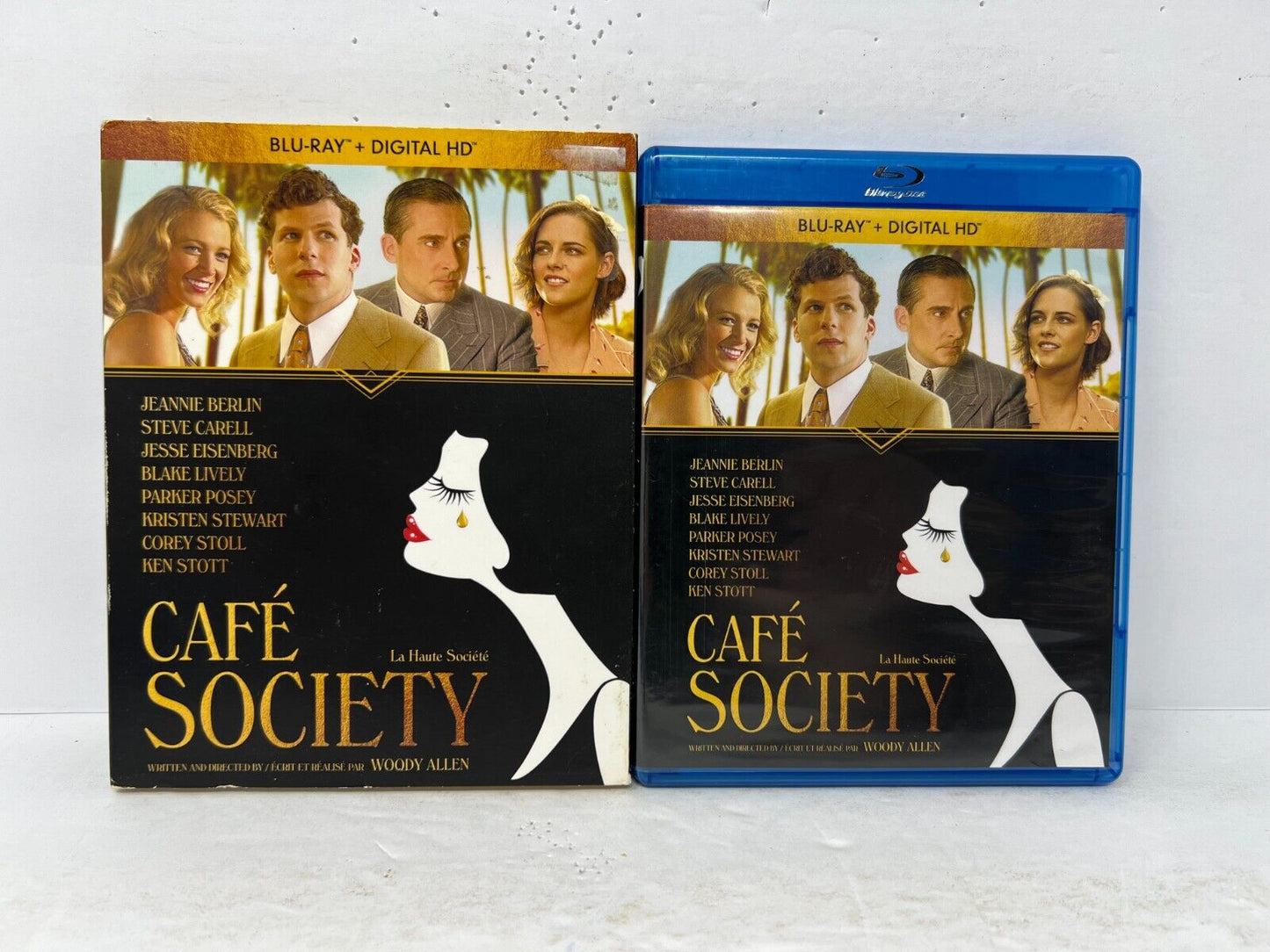 Cafe Society (Blu-ray) Romance Good Condition!!!