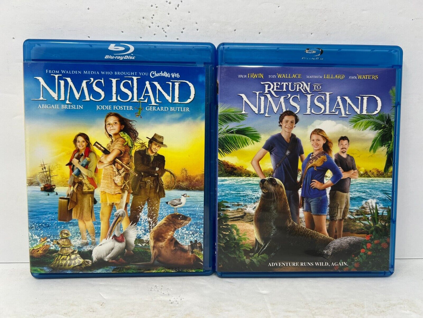 Nim's Island / Return to Nim's Island (Blu-ray) Fantasy Good Condition!!!