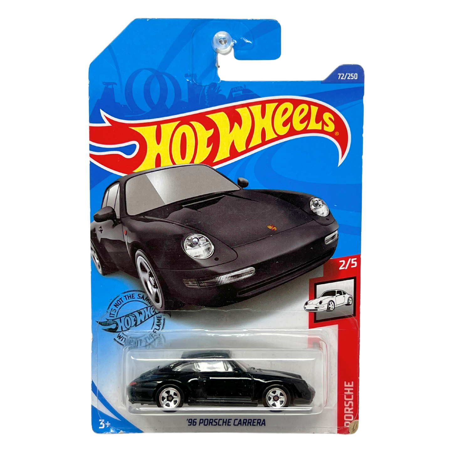 Hot Wheels Porsche 1996 Porsche Carrera Black 1:64 Diecast V2