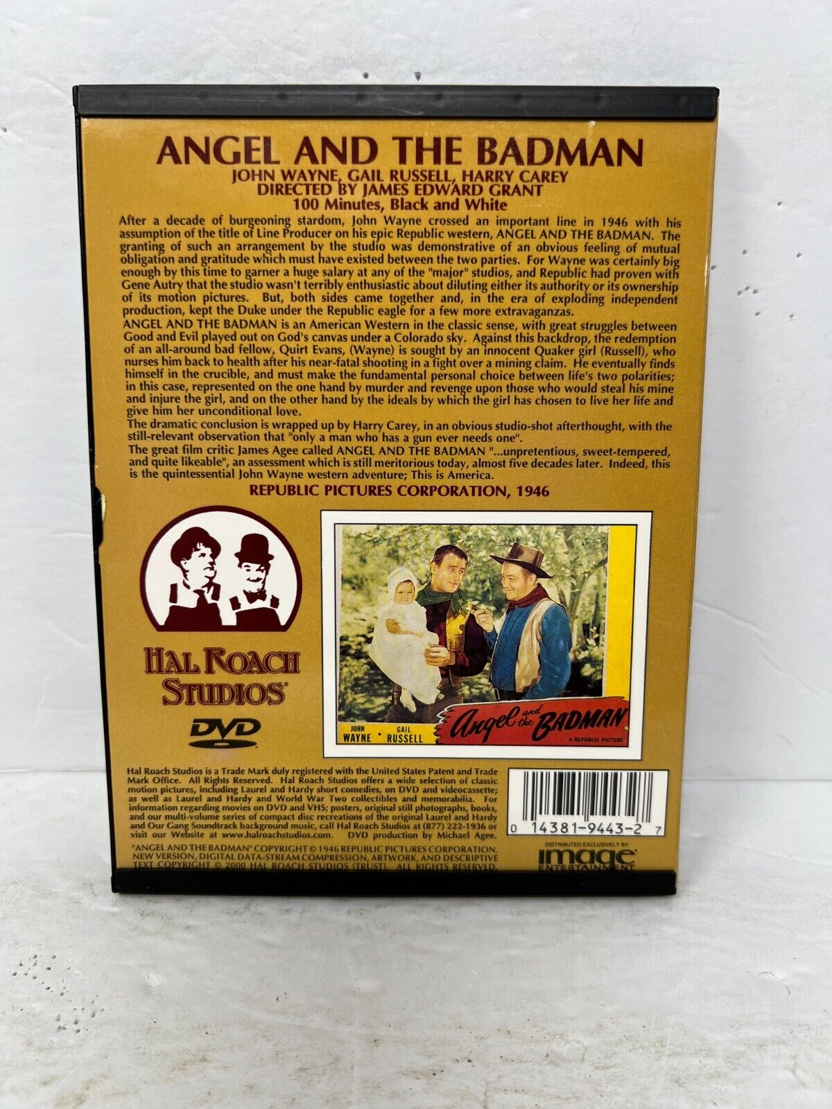 Angel and the Badman (DVD) Western Good Condition!!!