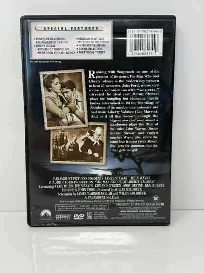 The Man Who Shot Liberty Valance (DVD) Western Good Condition!!!