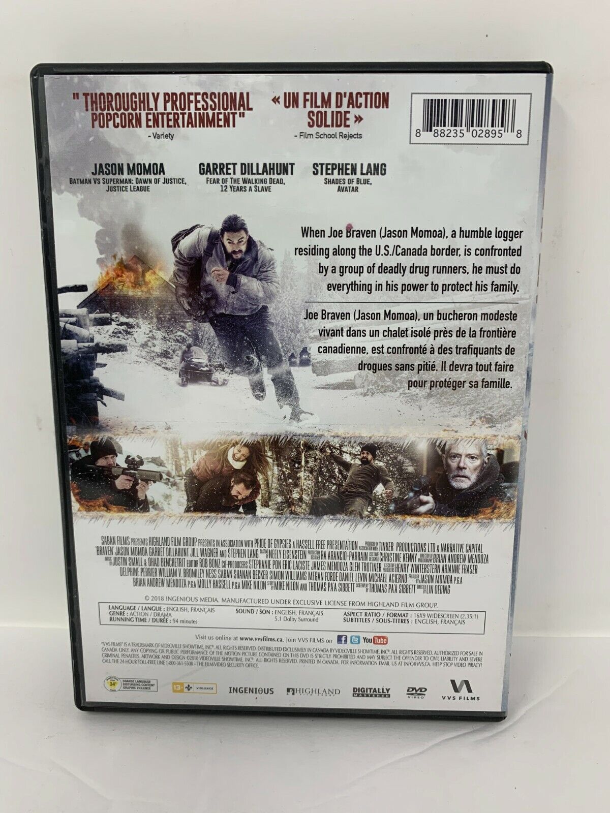 Braven (DVD) Action Movie Good Condition!!!