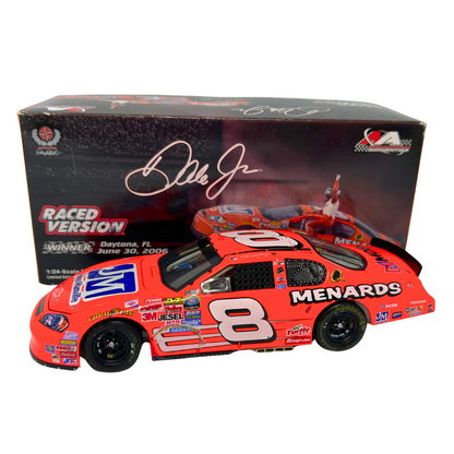 Action Nascar #8 Dale Earnhardt Jr. Menards Chevy Daytona Raced Win 1:24 Diecast