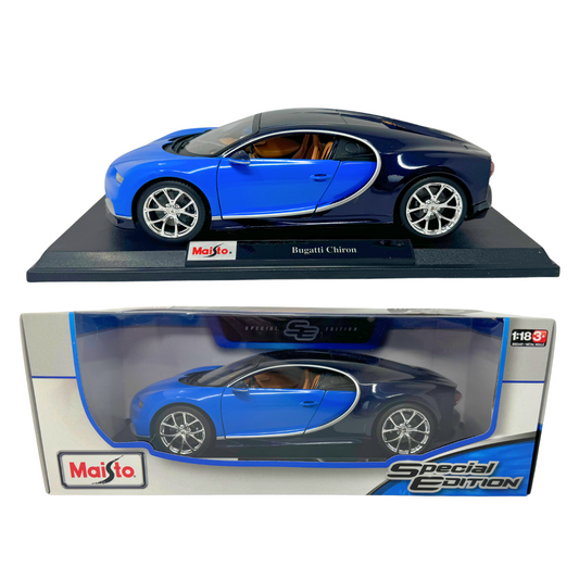 Maisto Bugatti Chiron Special Edition 1:18 Diecast Blue Color