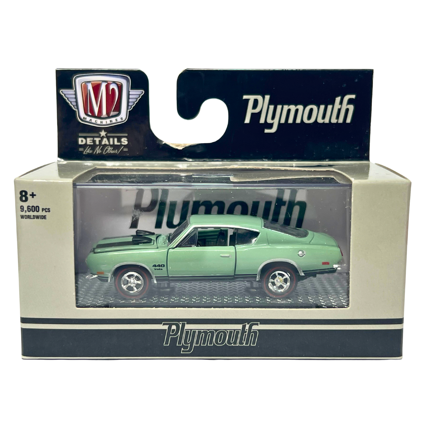 M2 Machines 1969 Plymouth Barracuda 440 1:64 Diecast