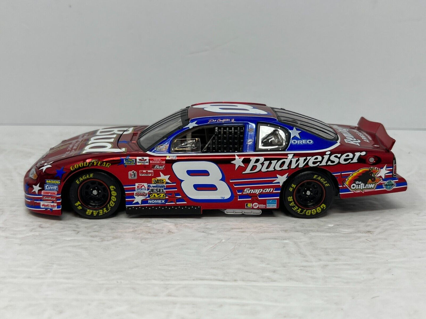 Action Nascar #8 Dale Earnhardt Jr. Budweiser U.S. Olympic Chrome 1:24 Diecast