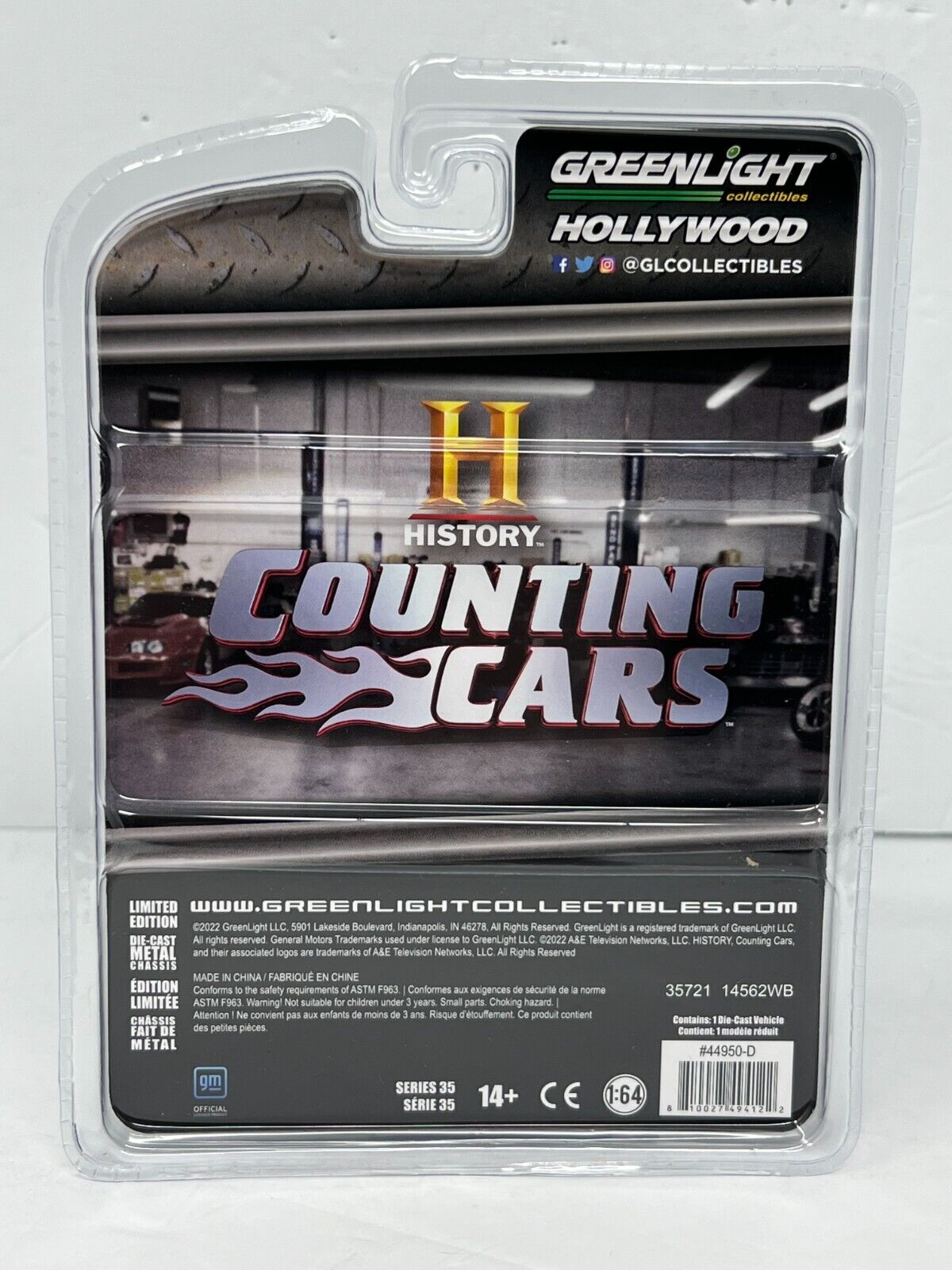 Greenlight Hollywood Counting Cars 1972 Chevrolet Monte Carlo 1:64 Diecast