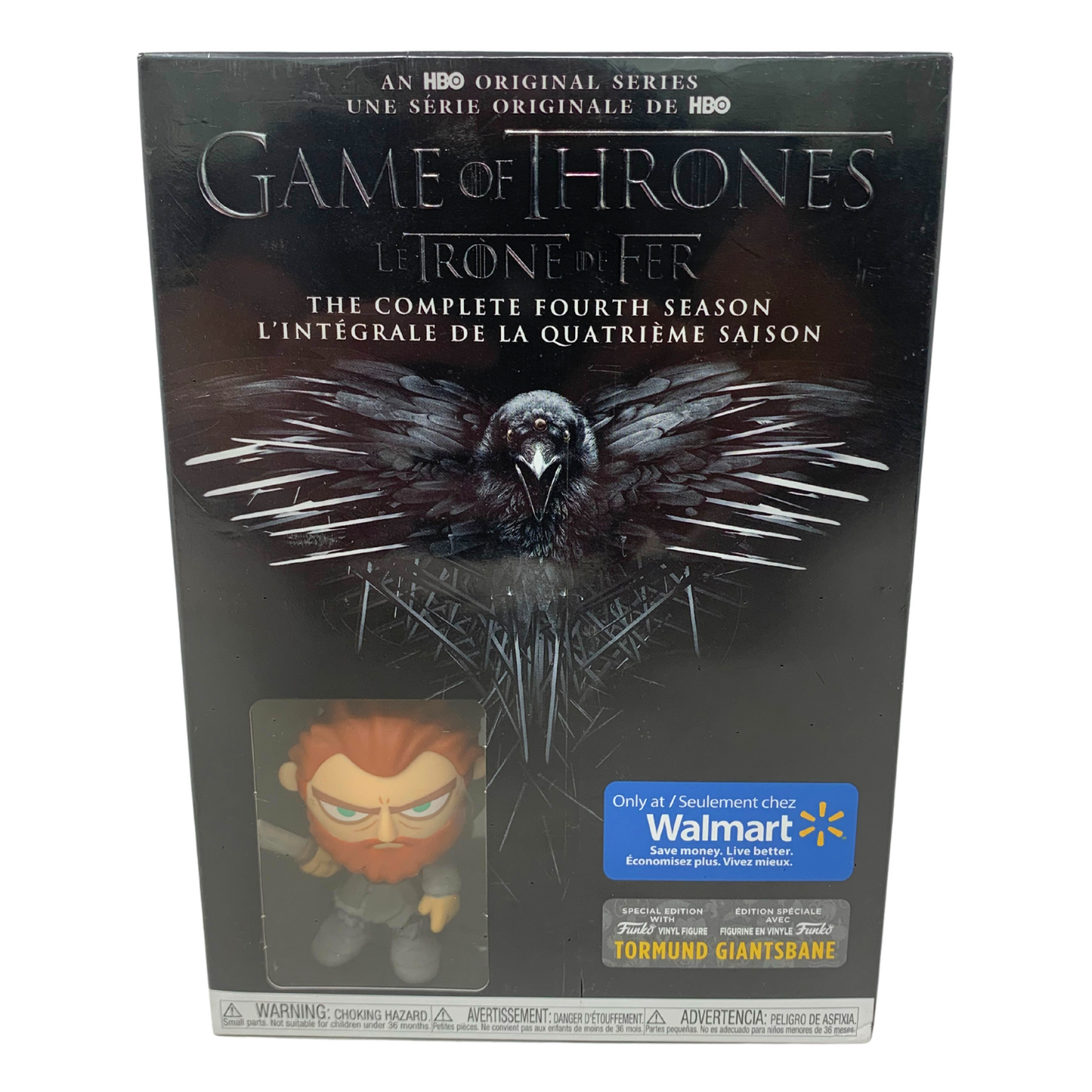 Game of Thrones Season 4 (DVD) TV Series Boxset with Funko Pop! Mini Figure