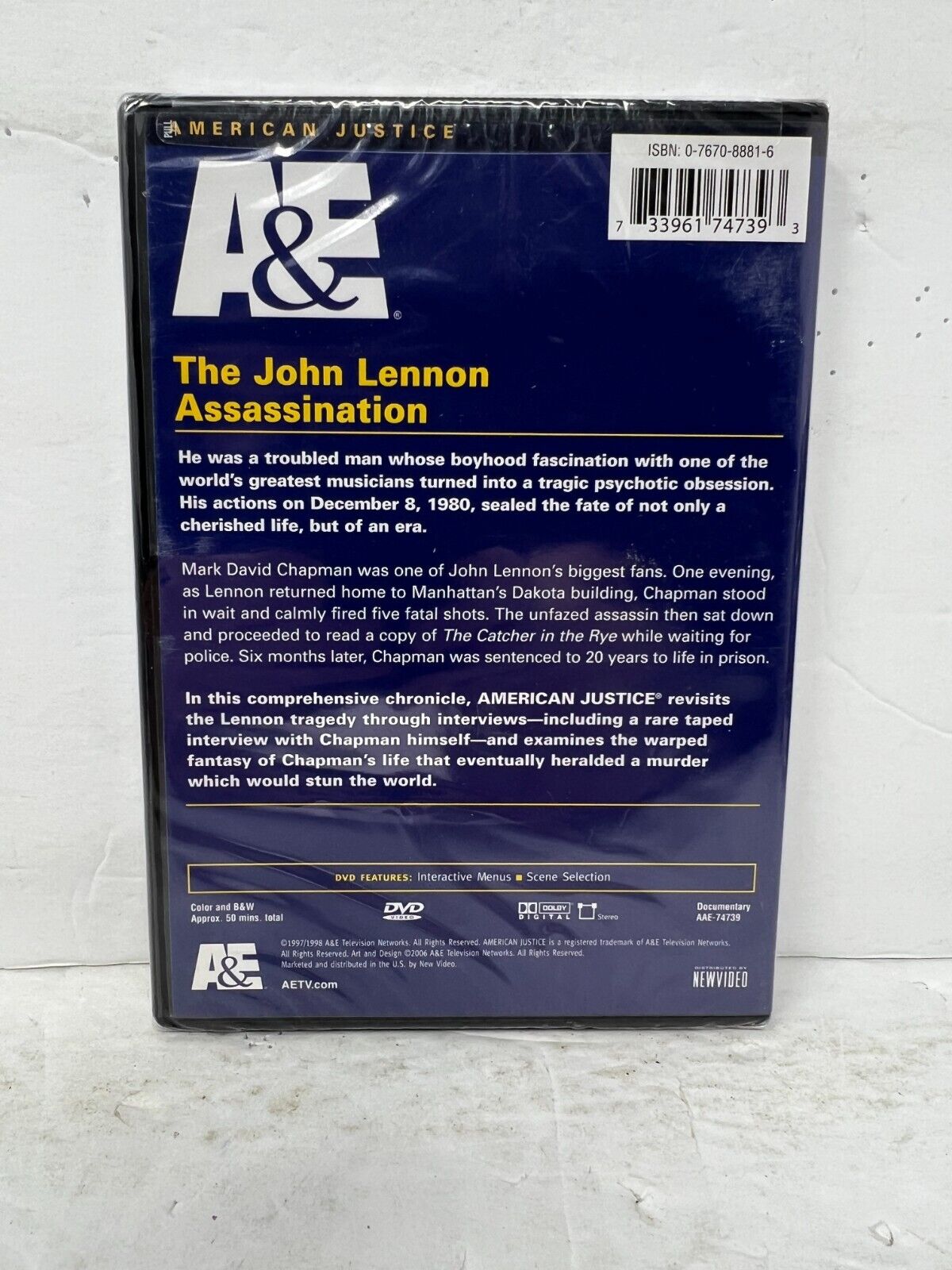 The John Lennon Assassination (DVD) Documentary Brand New and Sealed!!!