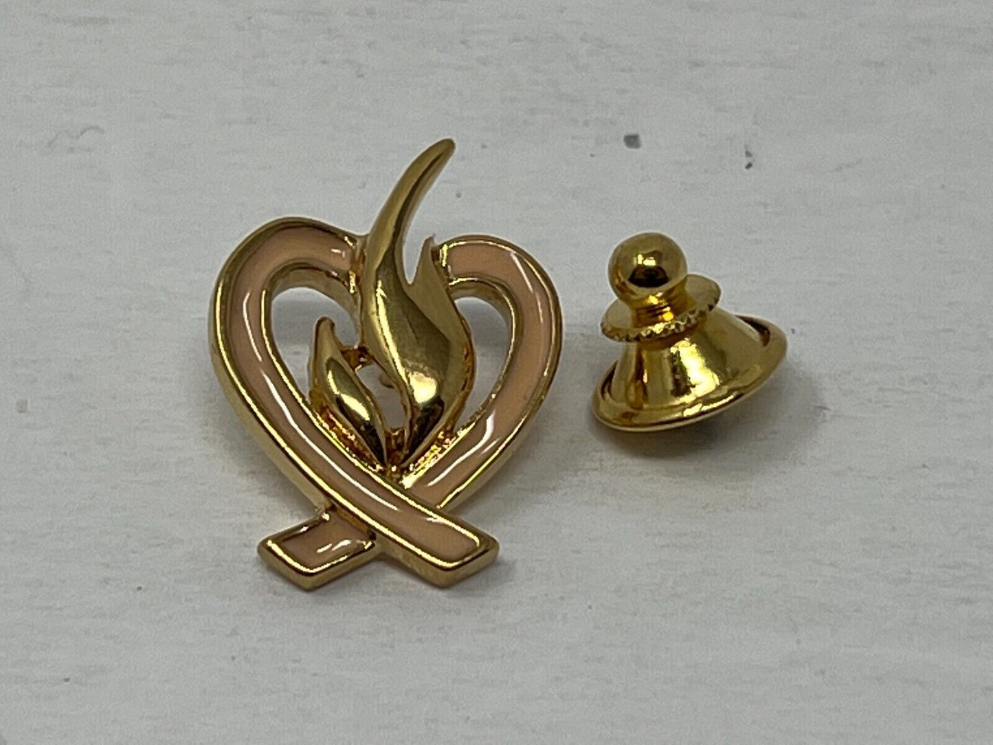 Pink Heart Lapel Pin