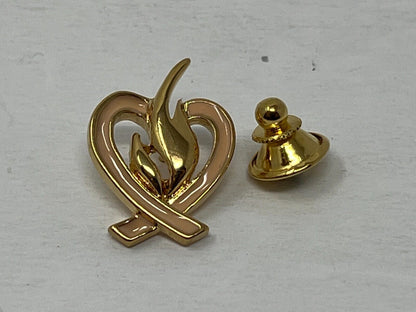 Pink Heart Lapel Pin