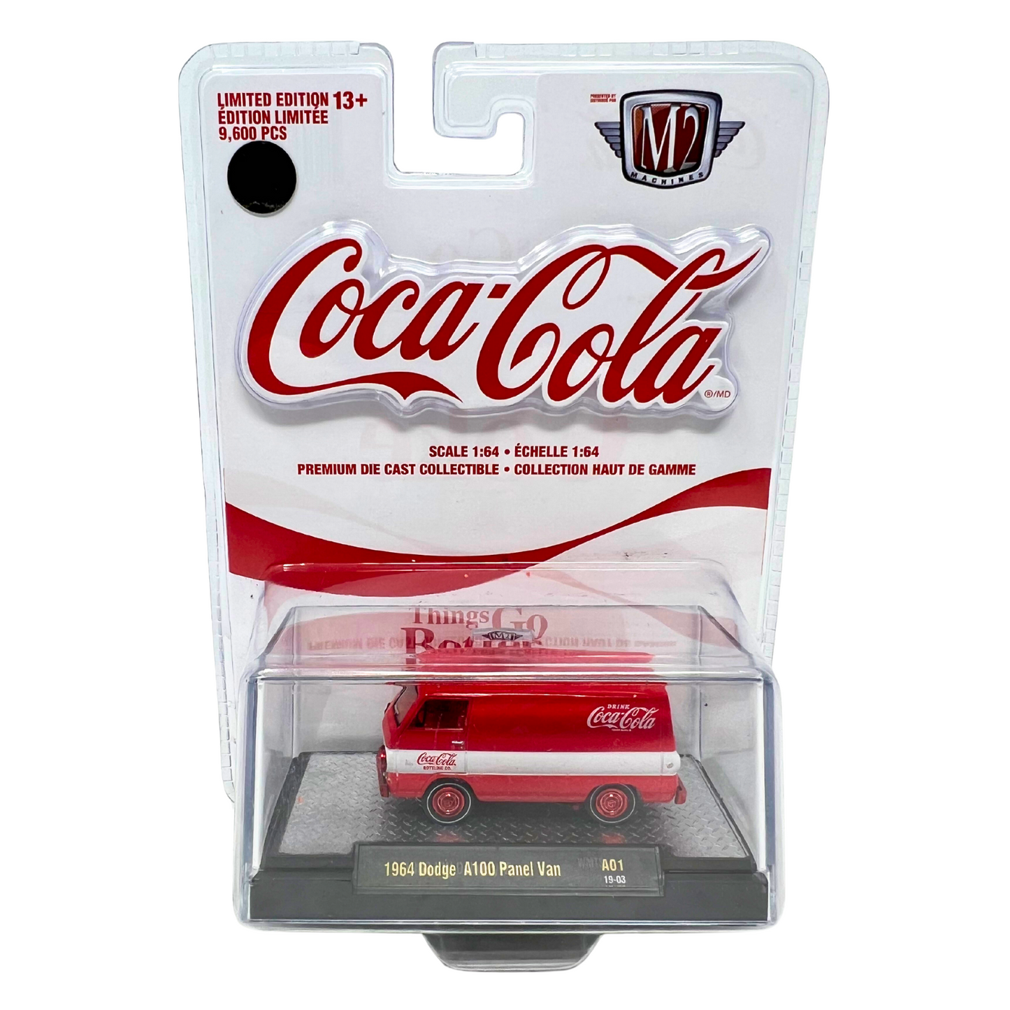 M2 Machines Coca-Cola CHASE 1964 Dodge A100 Panel Van 1:64 Diecast